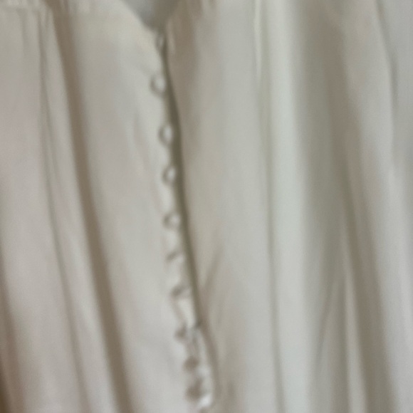 Radiant Adoration White Satin Lace Backless Halter Maxi Dress - Picture 7 of 8